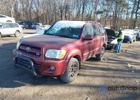 2007 Toyota Sequoia Sr5 V8 z USA, uszkodzony, nr VIN 5TDBT44A97S291129